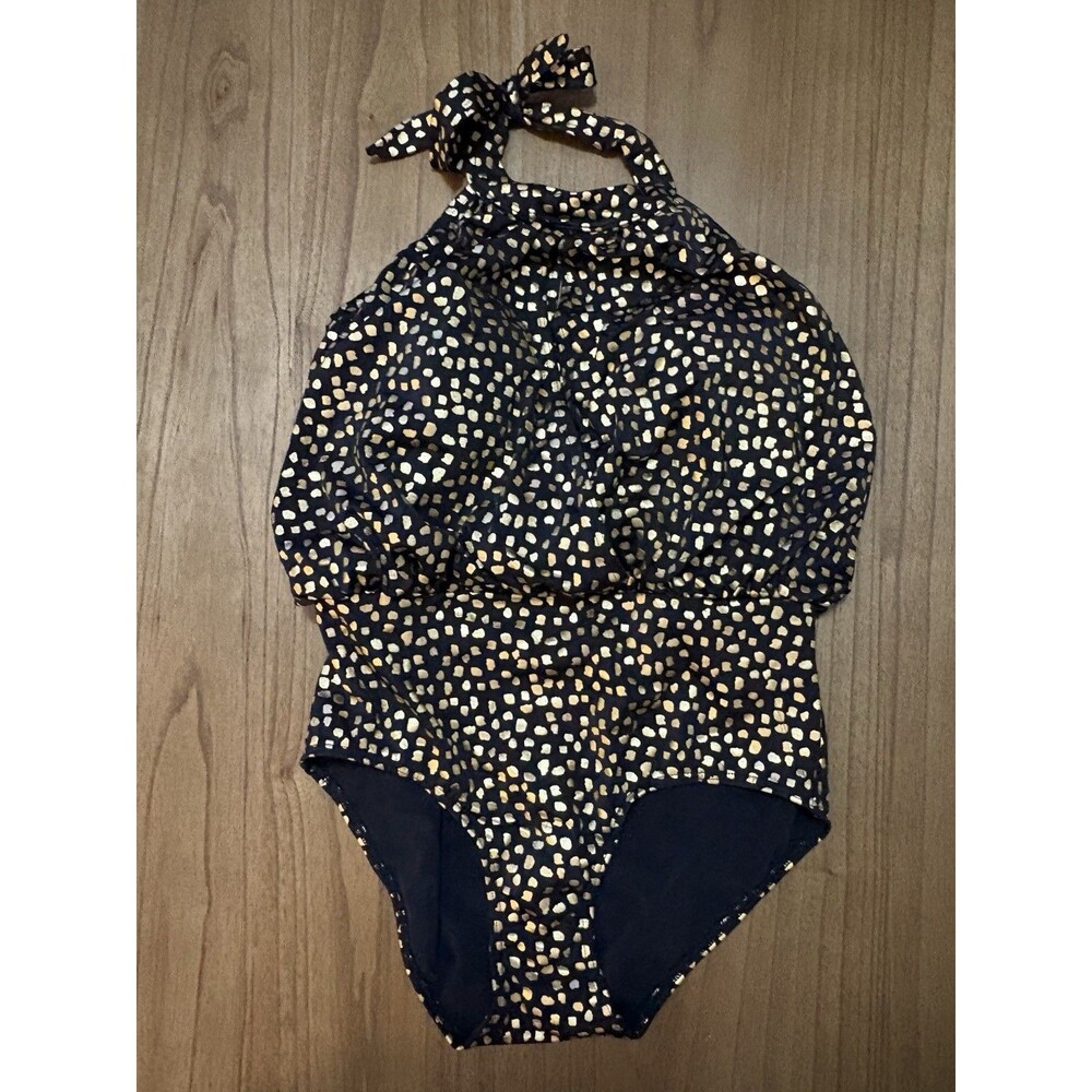 New Swimsuits For All Leopard Print One Piece Women’s Size 16 Swimsuit